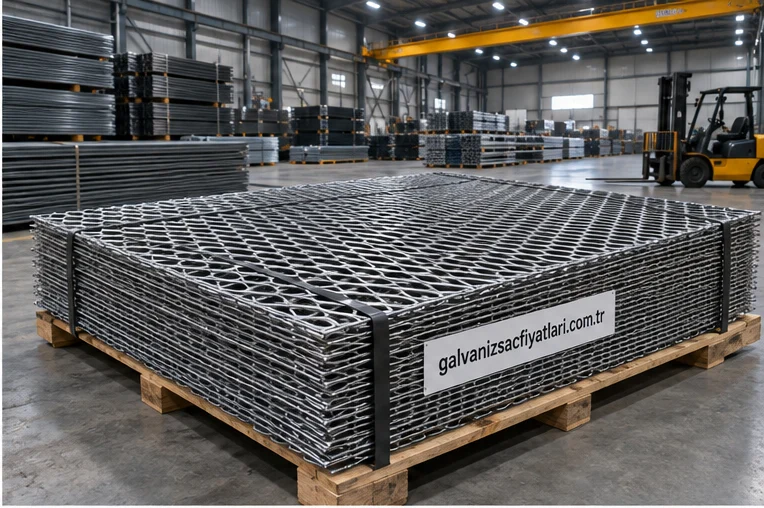 Genişletilmiş galvaniz sac plakası — hafif platform ızgara hammaddesi