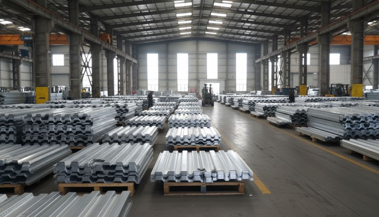 Beton Altı Trapez Sac Uygulaması